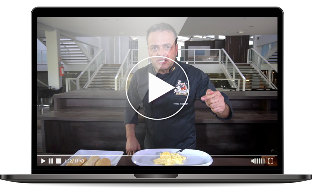 Video de receita de pao de alho do embaixador do churrasco